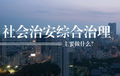 社會(huì)治安綜合治理主要做什么？